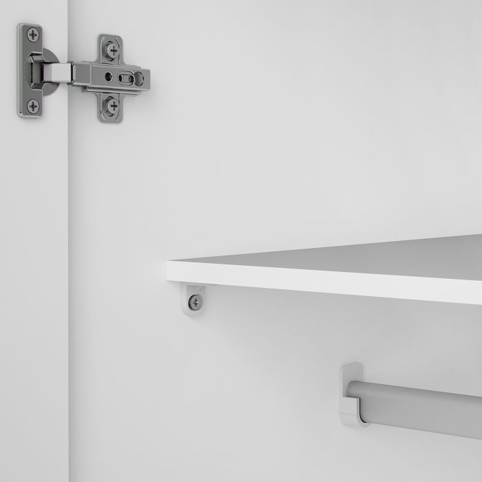 Space Wardrobe - 2 doors White 1750