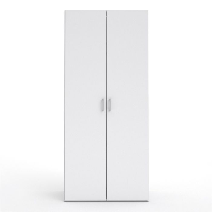 Space Wardrobe - 2 doors White 1750