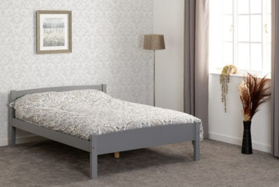 Amber 4'6" Bed Grey Slate