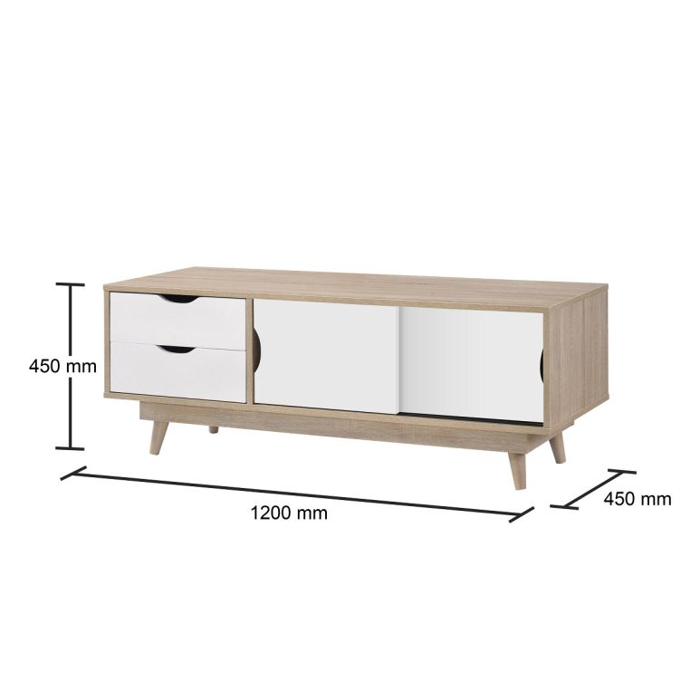 Alford 2 Door & 2 Drawer TV Unit
