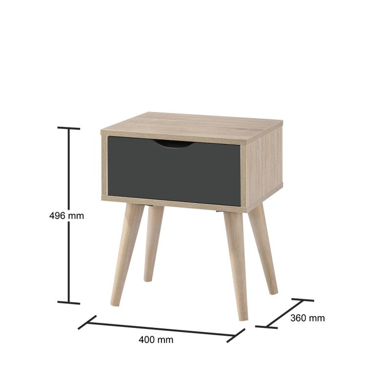 Alford 1 Drawer Lamp Table