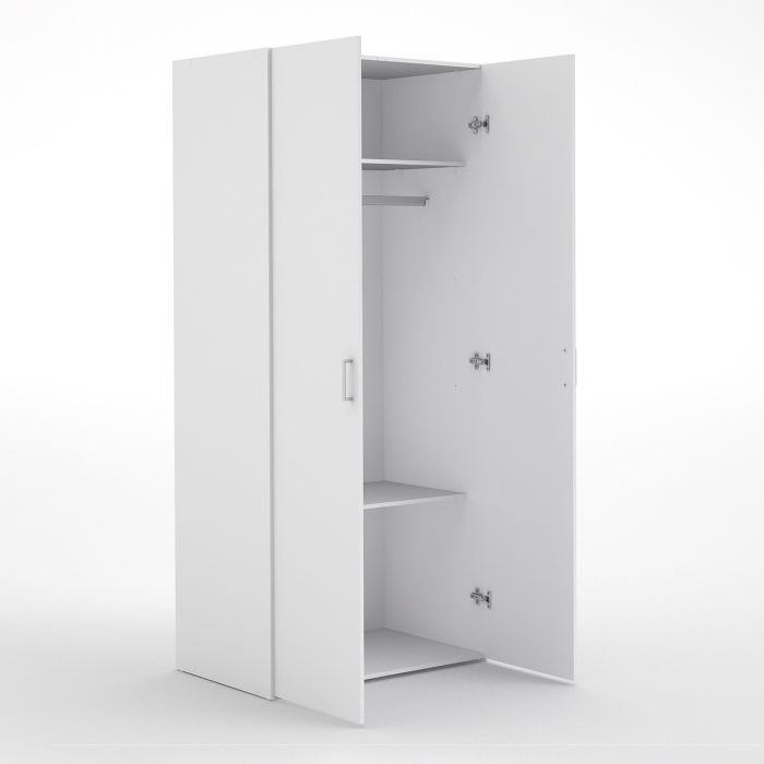 Space Wardrobe - 2 doors White 1750