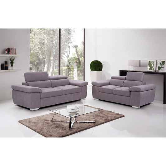 Amando Fabric 3 Seater Sofa - Beige