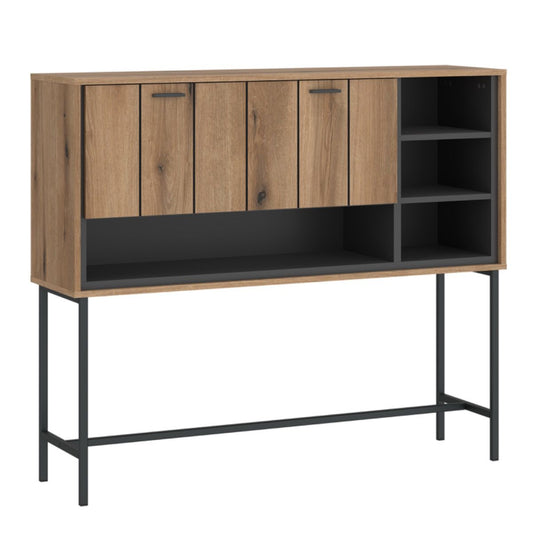 Arundel Bar with 1 Flap in Oak/Grey