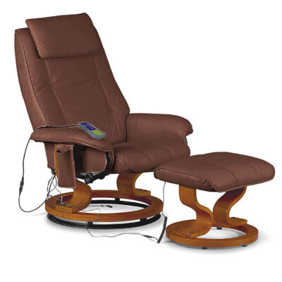 Aston Reclining Massager - Brown