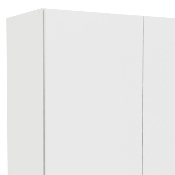 Space Wardrobe with 2 doors + 1 drawer in White 1700
